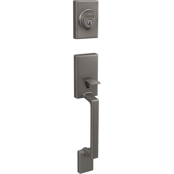 Schlage JH58SUT619 Sutton Exterior Only Sectional Single Cylinder Keyed Entry Handleset
