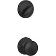 thumbnail image 1 of Schlage Jh59-Str Single Cylinder Keyed Entry Interior Only Pack - Black, 1 of 1