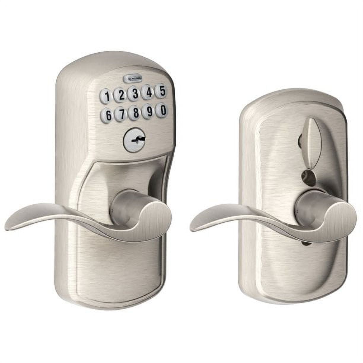 Schlage Keypad Door Lock with Handle Camelot Keypad Entry with Flex
