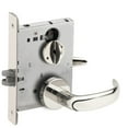 thumbnail image 1 of Schlage L9040 17A 625 Grade 1 Bed Bathroom Privacy Mortise Lock 17 Lever A Rose Bright Chrome Finish Field Reversible, 1 of 1