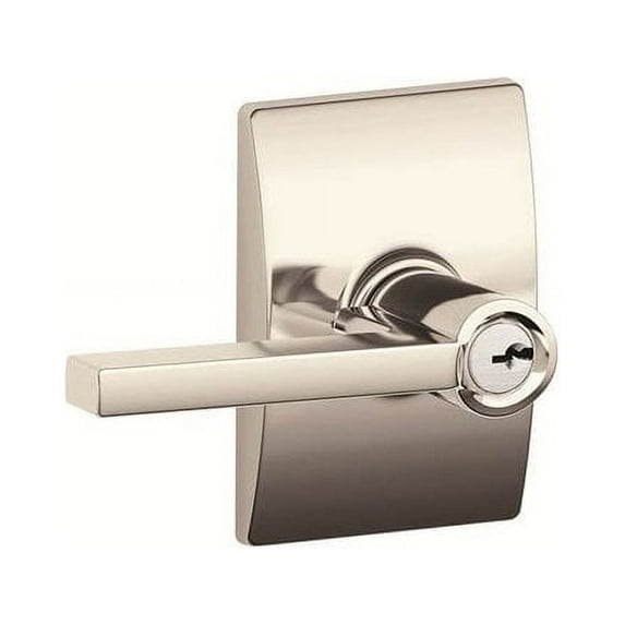Schlage Latitude Lever with Century Trim Keyed Entry Lock