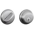 thumbnail image 1 of Schlage Lock B60716 Single Cylinder Deadbolt, Aged Silver, 1 of 7