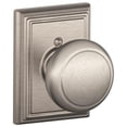 thumbnail image 1 of Schlage Lock Company Andover Knob with Addison Trim Non-Turning Lock, Satin Nickel (F170 AND 619 ADD), 1 of 4