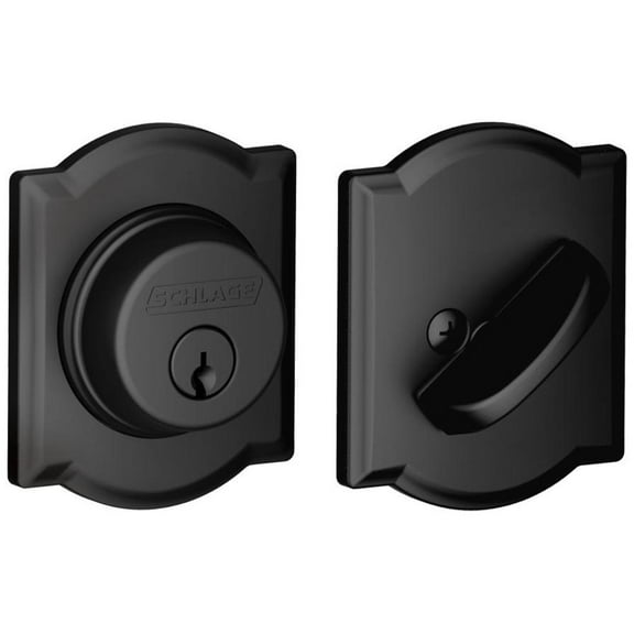 Schlage Lock Company B60CAM622 Series Deadbolt Camelot Rose Single Cylinder Deadbolt