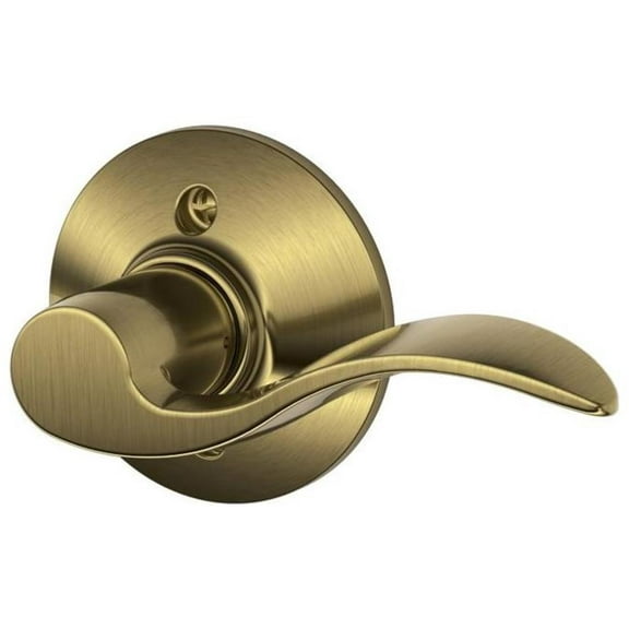 Schlage Lock Company F170ACC609RH Acc 609 Schlage F170 Rh Accent Decorative Dummy Door Lever, 2.72 In Projection X 4-1/8