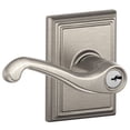 thumbnail image 1 of Schlage Lock Company F51AFLA619ADD F51A Flair 619 ADD Addison Deco Rose Entry Door Lock Satin Nickel, 1 of 5