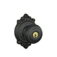 thumbnail image 1 of Schlage Lock Company F51AGEO716BRK F51A Georgian 716 BRK Brookshire Deco Rose Entry Door Lock Aged Bronze, 1 of 2