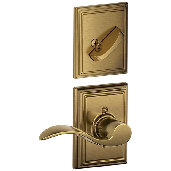 Schlage Lock Company F59ACC609ADDRH F-Series Accent Right Hand Interior Pack Lever Set Interior Half Only