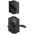 thumbnail image 1 of Schlage Lock Company F59ACC622CAMLH Accent Left Handed Interior Pack Lever Set with Single Cy, Matte Black, 1 of 3