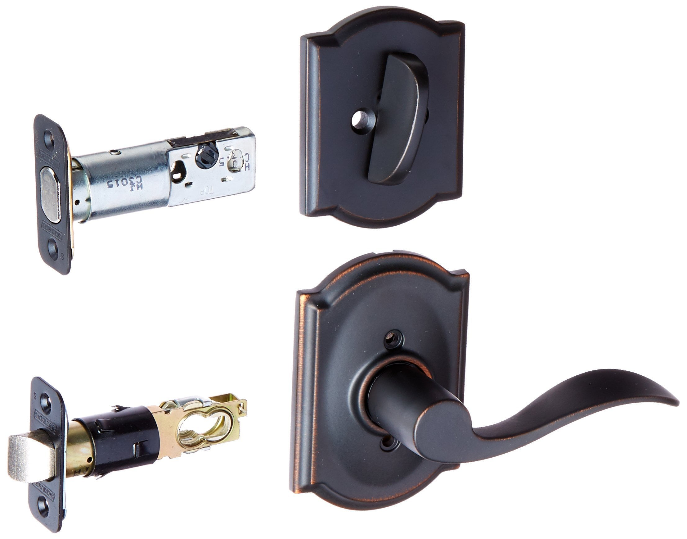 Schlage Lock Company F59ACC716CAMLH Camelot Collection Accent Left ...