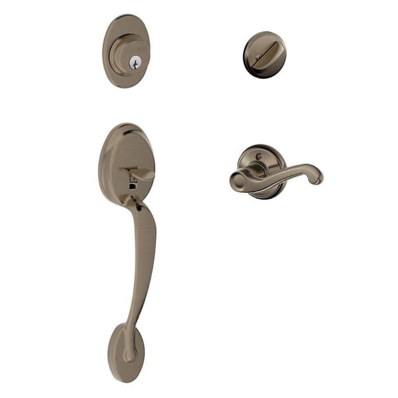 Schlage Lock Company F60 PLY 620 FLA LH Ingersoll-Rand Plymouth Handleset wit...