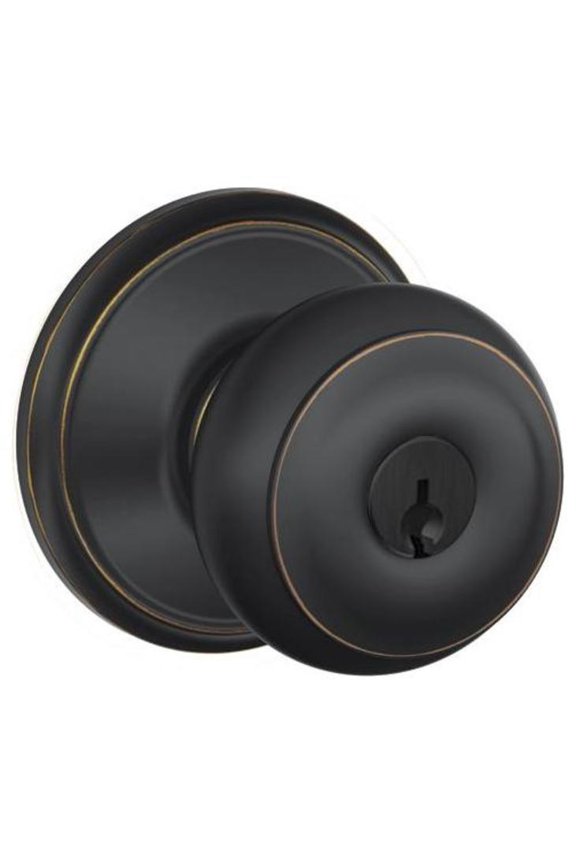 Lock F51A GEO 716 BRZ Georg Entry Lockset