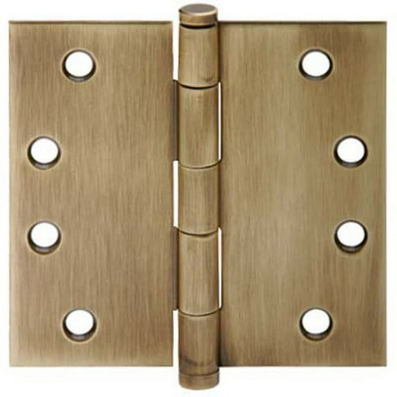 Schlage 1020 Pack Of Three 4" X 4" Square Corner Plain Bearing Mortise Hinges