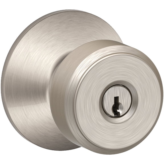 Schlage Lock Schlage F Series Bowery Entry Door Knob Lockset - Pack of 6