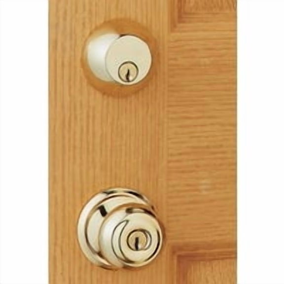Schlage Lock Schlage Georgian Deadbolt & Keyed Entry Door Knob Combo Lockset - Pack of 10