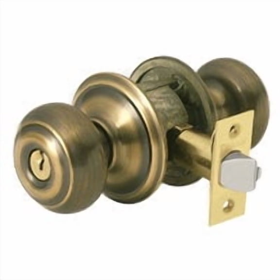 Schlage Lock Schlage Georgian Keyed Entry Door Knob - Pack of 4 Everyday Supply Pack