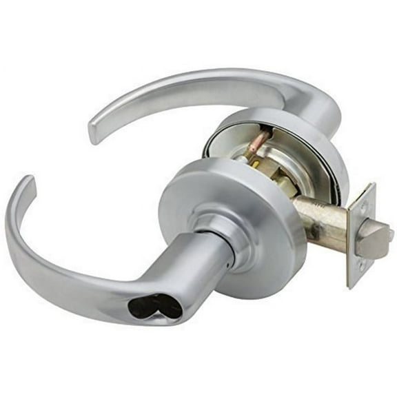 Schlage ND53JD SPA 626 FSIC Series ND Grade 1 Cylindrical Lock, Entrance Function, Full Size Interchangeable Core, Sparta Design, Satin Chrome Finish