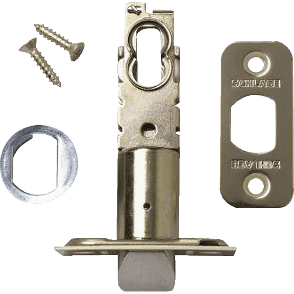 Schlage Privacy/Passage Plain Latch - Single Pack Standard Mounting Hardware, Drop-In Replacement