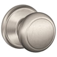 thumbnail image 1 of Schlage Residential F10 AND 619 Passage Latch Andover Knob Satin Nickel, 1 of 2