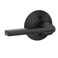 thumbnail image 1 of Schlage Residential F170 LAT 622 Grade 2 Single Dummy Latitude Lever Black Finish, 1 of 2