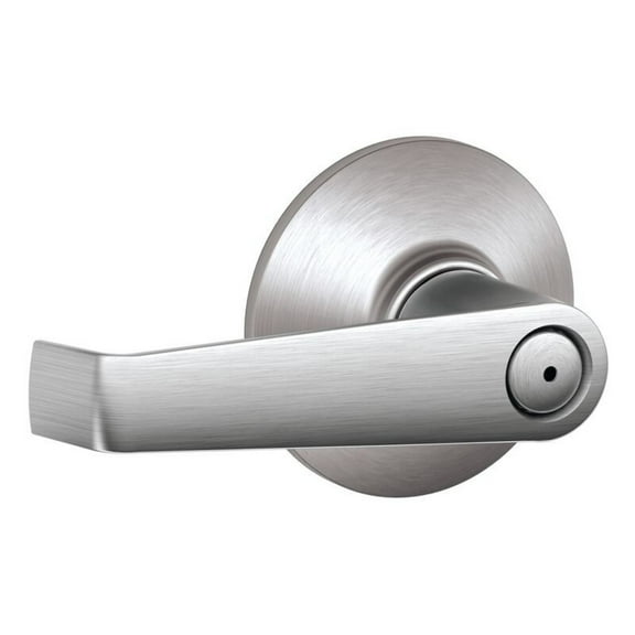 Schlage Residential F40 ELA 626 Grade 2 Privacy Lock Elan Lever Satin Chrome Finish