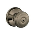 thumbnail image 1 of Schlage Residential F40 GEO 620 Privacy Lock Georgian Knob Antique Nickel, 1 of 1