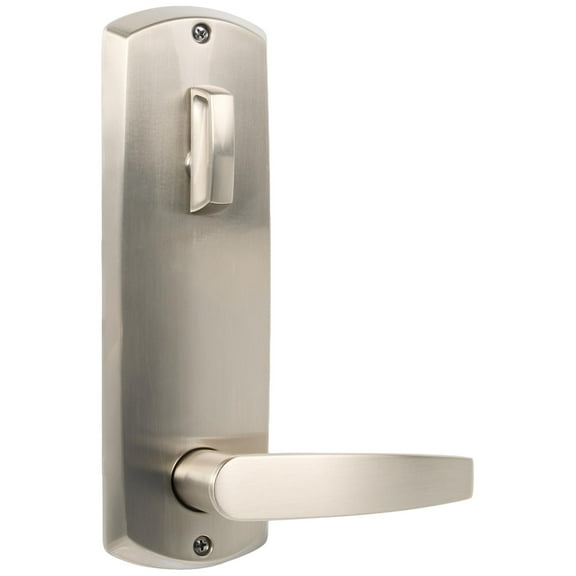 Schlage Residential FE410FGRW512JUP619 Control Smart Interconnected Lock UL Listed with Greenwich Trim and Jupiter Lever with 5-1/2" Bore Spacing with 12356 Latch and 10152 Strike Satin Nickel Finish