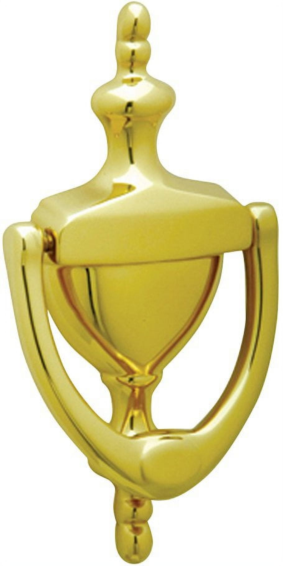 Schlage SC23125605 Door Knocker, 515/16", Bright Brass