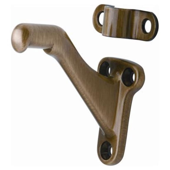 Schlage SP059A5 Aluminum Handrail Bracket, Antique Brass