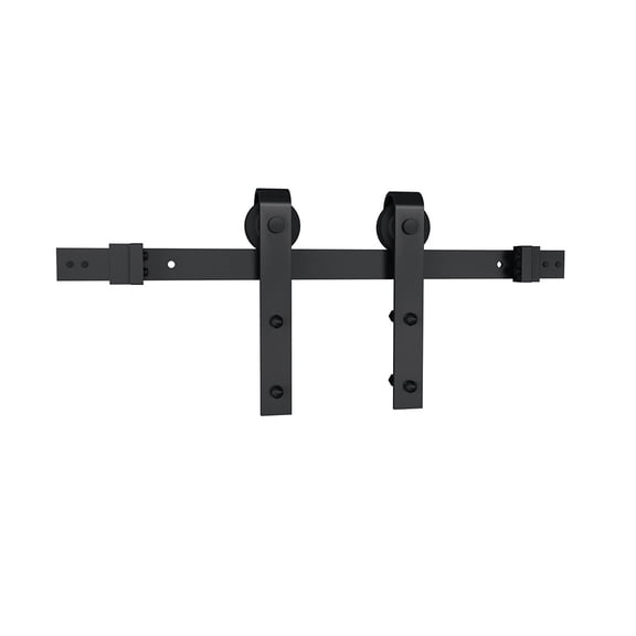 Schlage Sd10-6.6 Jstp Strap Mount 78" Sliding Barn Door Track And Fitting Set For Interior