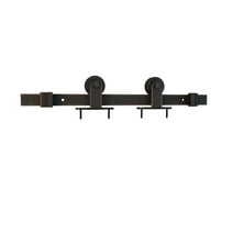 Schlage Sd10-6.6 Tmnt Top Mount 78" Sliding Barn Door Track And Fitting Set For Interior