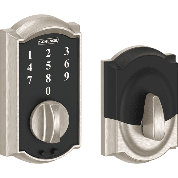 Schlage Touch Keyless Camelot Electronic Deadbolt - Single Pack Construction & DIY Use, Standard Hardware Spec