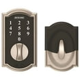 thumbnail image 1 of Schlage Touch Keyless Touchscreen Deadbolt Satin Nickel, 1 of 8