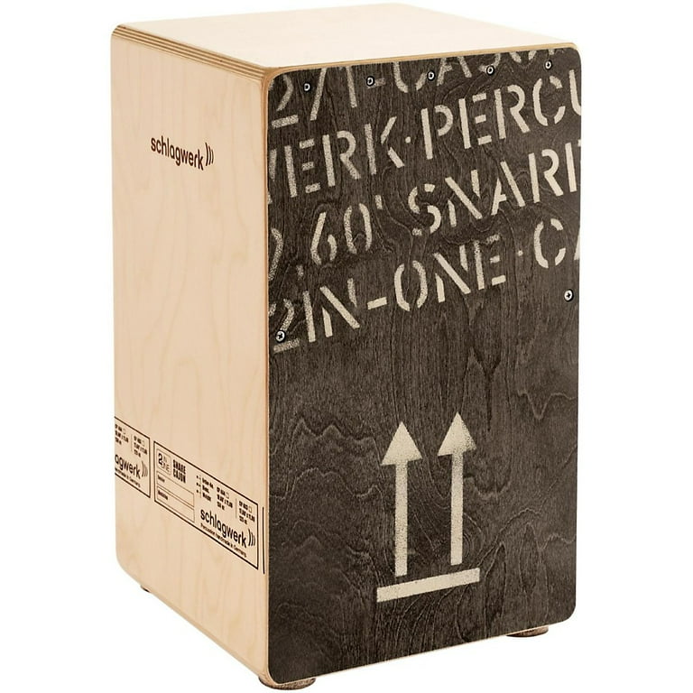 カホン　schlagwerk 2-in-One Cajon Schlagwerk 2inOne Cajon - Black Edition - Walmart.com