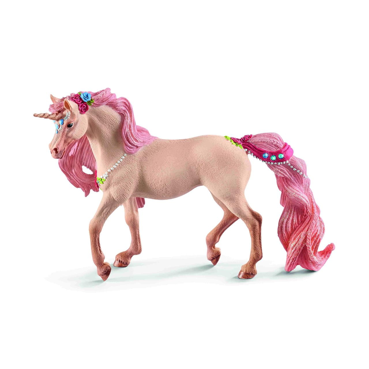 Schleich - Bayala: Decorated Unicorn Mare Toy Figurine Educational Playset, 1 Pc
