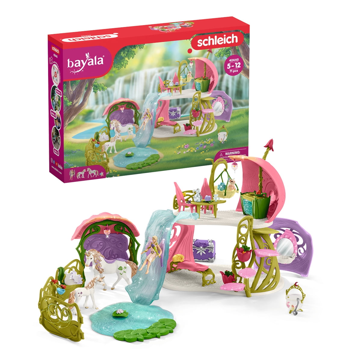 Schleich Unicorn Playset - 6 Candy-Themed Unicorn Figures With Tattoos & Door Hanger, Toy Set For Girls