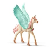 Schleich - Bayala, Unicorn Pegasus Foal Animal Toy Figurine,1 Piece