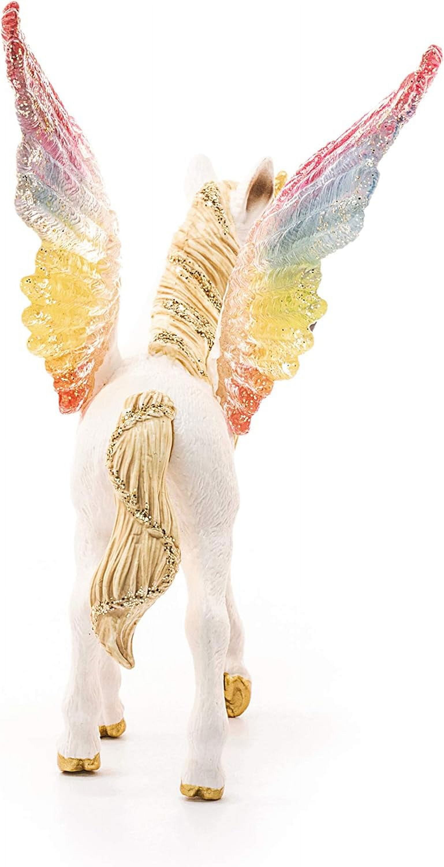 Schleich - Bayala: Winged Rainbow Unicorn Toy Figurine Educational Playset, 1 Pc