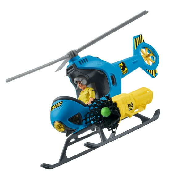 Schleich - Dinosaurs: Dinosaur Air Attack with Researcher Luis, Chopper & Tapejara, 19 Pcs