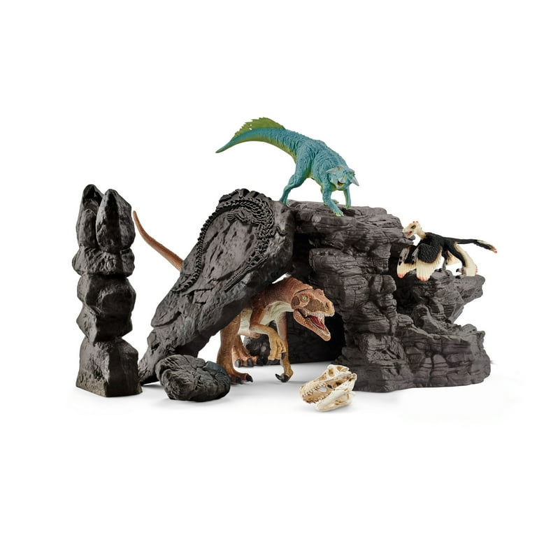 Schleich Dino World 火山と恐竜セット Schleich Volcano Expedition Base Camp : Target
