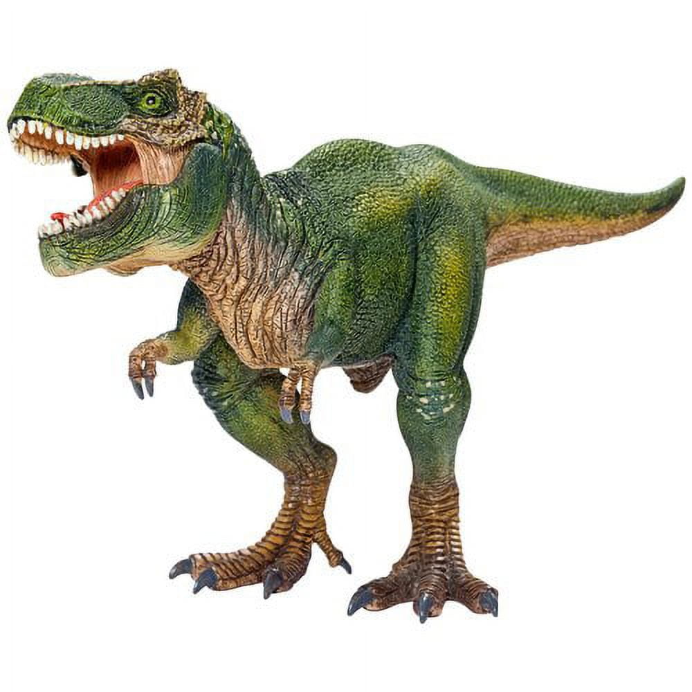 Green Tyrannosaurus Rex Dinosaur Toy with Movable Jaw