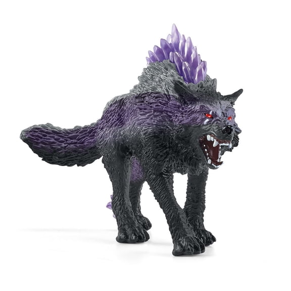 Schleich Eldrador Creatures - 7" Shadow Wolf Figurine - Fun Fantasy Animal Figure for Imaginative Play - Durable Black Beast Toy - Cool Monster Toys for Kids Ages 7+ | 42554