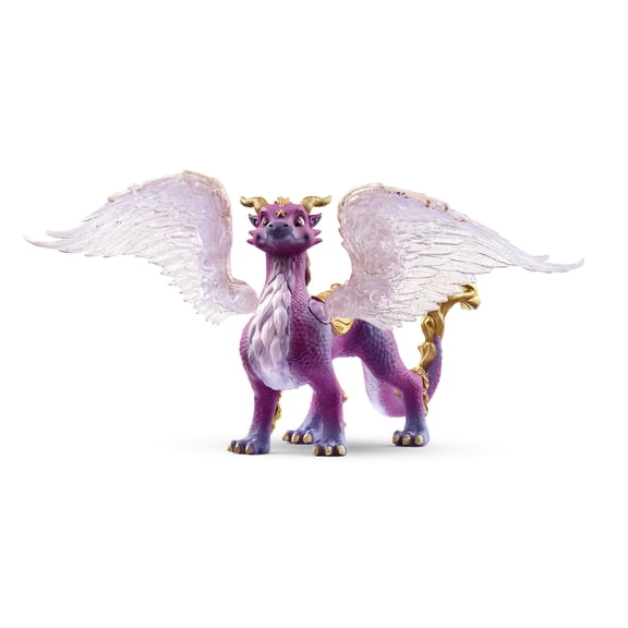Schleich Bayala - 7" Nightsky Dragon Figurine Toy with Moveable Wings - Cute Fantasy Fairy Animal Figure for Girls and Boys - Kids Age 5+ | 70762