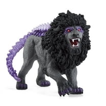 Schleich Eldrador Creatures - Mythical Shadow Lion Action Figure - Highly Detailed and Realistic Figurine Toy with Transparent Tail - Kids Ages 7