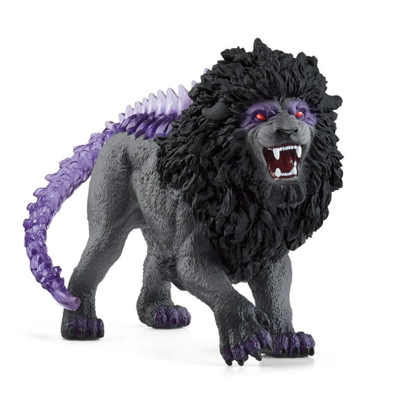 Schleich Eldrador Creatures - Mythical Shadow Lion Action Figure - Highly Detailed and Realistic Figurine Toy with Transparent Tail - Kids Ages 7+