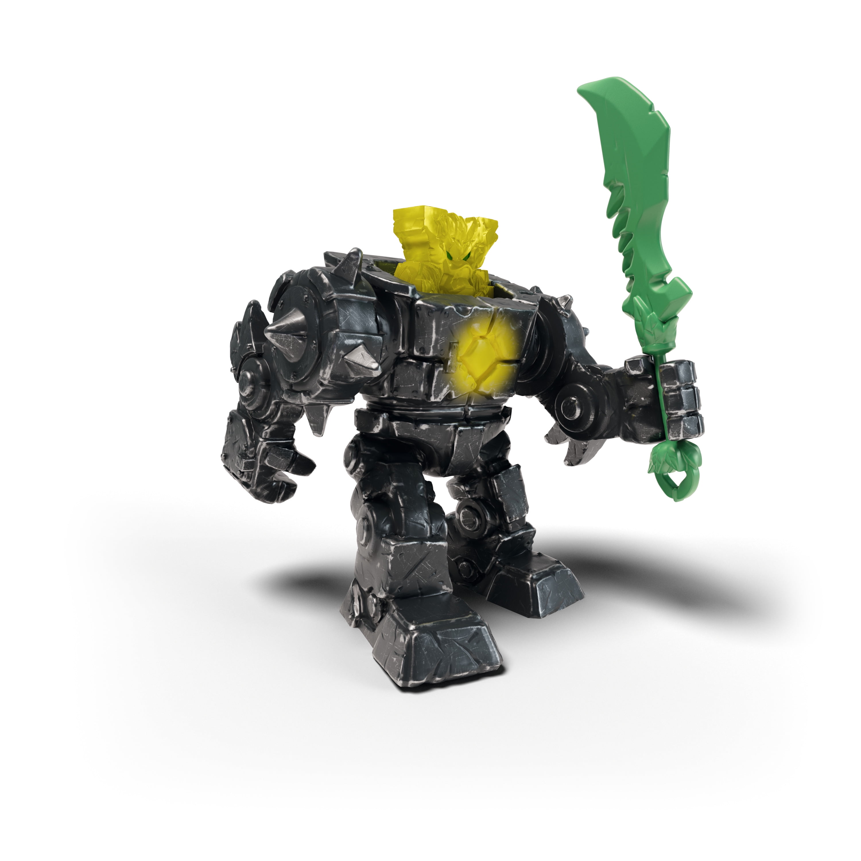 Schleich Eldrador – Robot De La Jungle Avec Tronçonneuse – Mini Creatures 42548 – Bras Articulés Et Arme Interchangeable