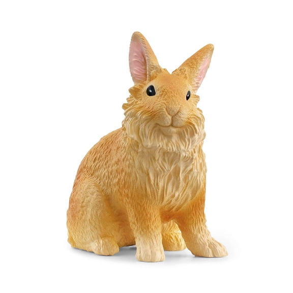 Schleich Farm World - 2" Lionhead Rabbit Figurine - Realistic Bunny Toy for Kids - Educational Farm Animal Toys for Boys & Girls - Easter Bunny Toy for Kids & Toddlers Ages 3+
