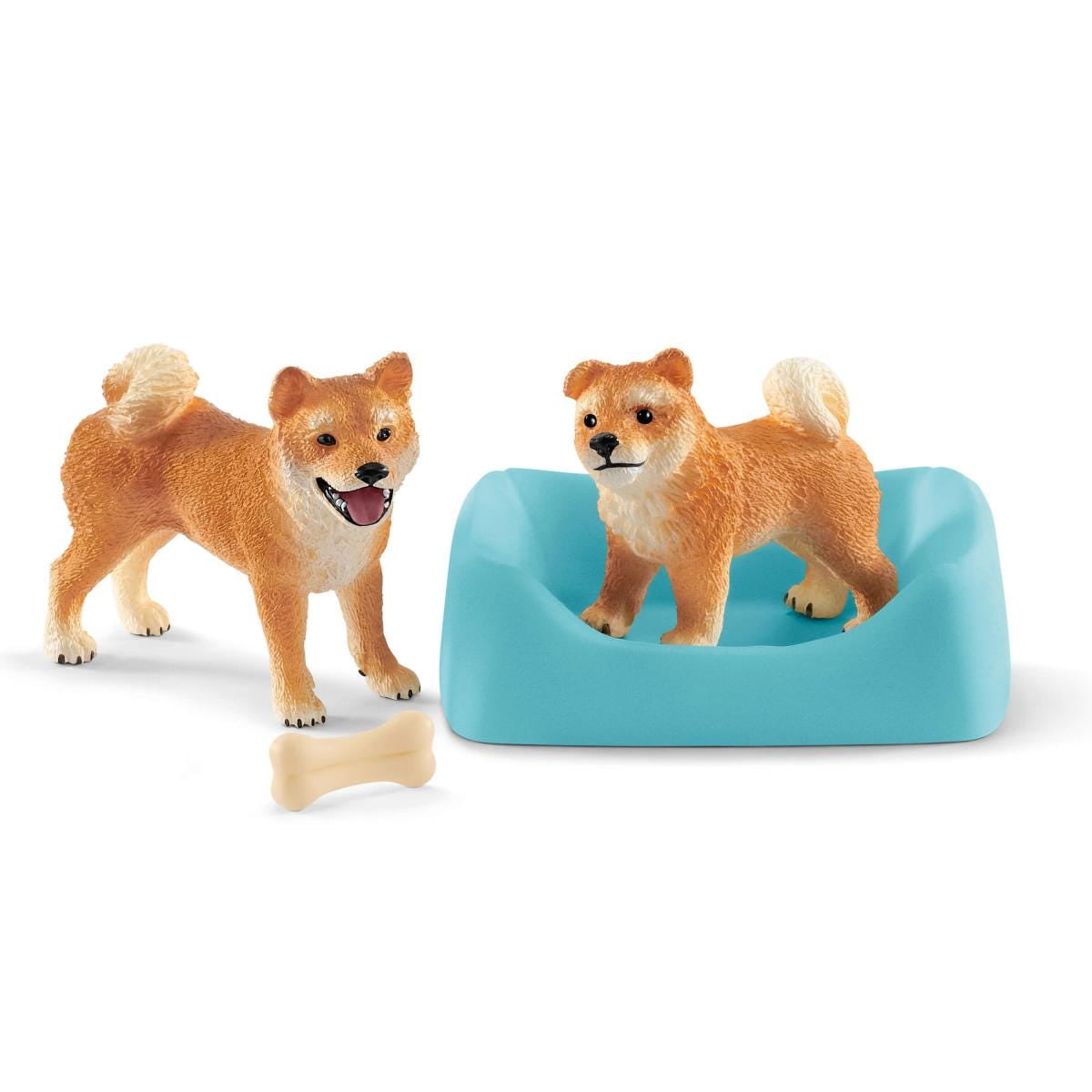 Schleich Shiba Inu Figures for Daycare Play Walmart Business