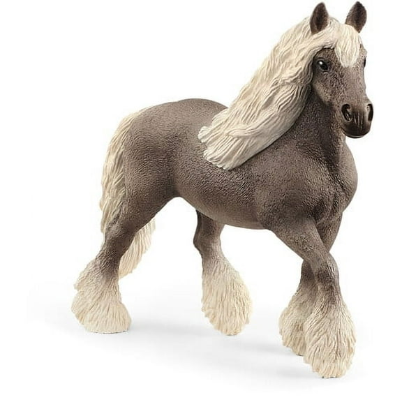 Schleich Farm World Realistic Silver Dapple Mare Gray Horse Figurine - Highly Detailed and Durable Farm Animal Figurine for Boys and Girls, Gift for Kids Ages 3+
