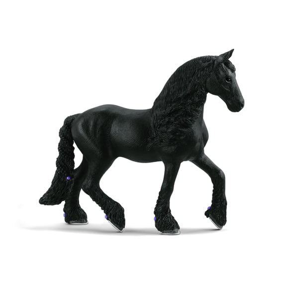 Schleich - Horse Club: Frisian Mare Animal Toy Figurine Educational Playset, 1 Pc